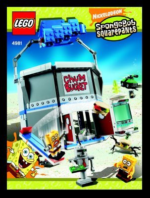 Building Instructions - LEGO - 4981 - The Chum Bucket: Page 1