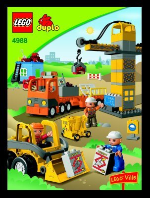 Building Instructions - LEGO - 4988 - Construction Site: Page 1