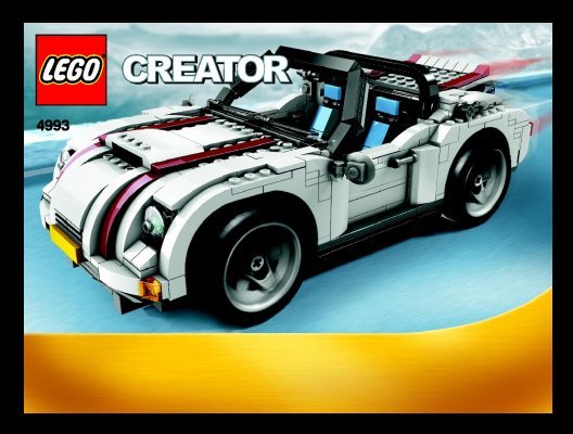 Building Instructions - LEGO - 4993 - Cool Convertible: Page 1