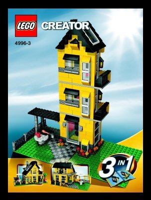 Building Instructions - LEGO - 4996 - Beach House: Page 1