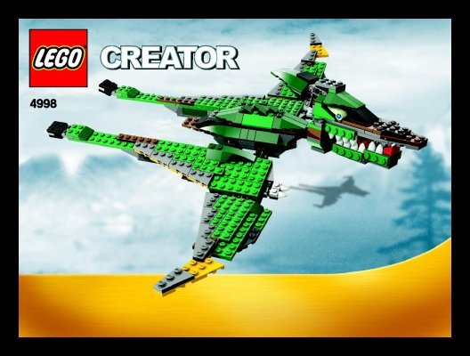 Building Instructions - LEGO - 4998 - Stegosaurus: Page 1