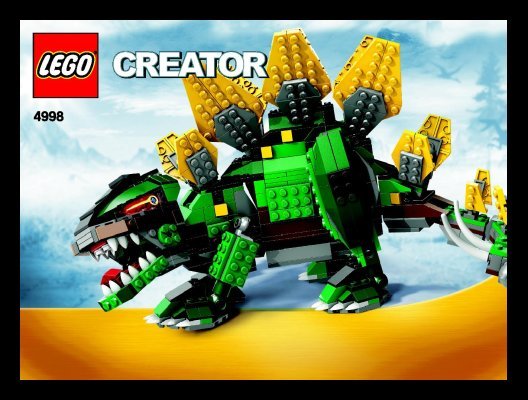 Building Instructions - LEGO - 4998 - Stegosaurus: Page 1