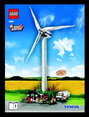 Building Instructions - LEGO - 4999 - Vestas Product: Page 1