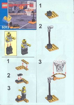 Building Instructions - LEGO - 5013 - Basketball: Page 1