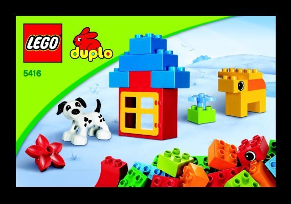 Building Instructions - LEGO - 5416 - My first LEGO® DUPLO® set: Page 1