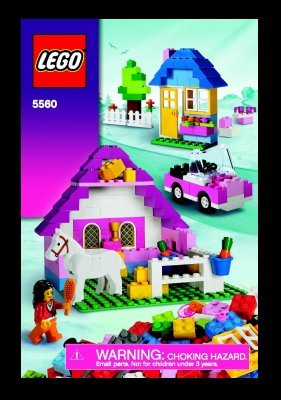 Building Instructions - LEGO - 5560 - LEGO® Large Pink Brick Box: Page 1