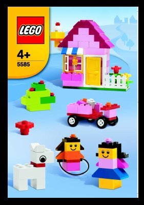 Building Instructions - LEGO - 5585 - LEGO® Pink Brick Box: Page 1