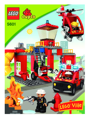 Building Instructions - LEGO - 5601 - Fire Station: Page 1