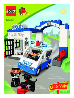 Building Instructions - LEGO - 5602 - Police Station: Page 1