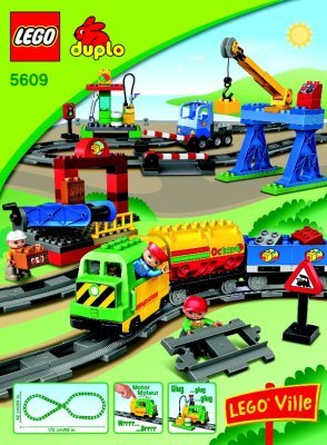 Building Instructions - LEGO - 5609 - Deluxe Train Set: Page 1