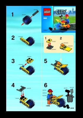 Building Instructions - LEGO - 5620 - Street Cleaner: Page 1