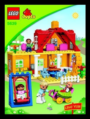 Building Instructions - LEGO - 5639 - Family House: Page 1