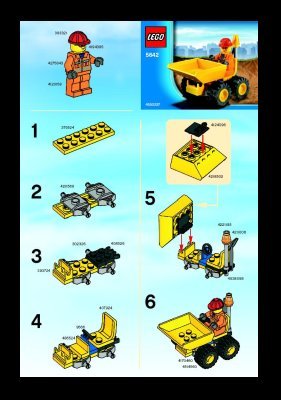 Building Instructions - LEGO - 5642 - Tipper  Truck: Page 1