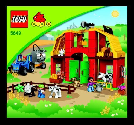 Building Instructions - LEGO - 5649 - Big Farm: Page 1