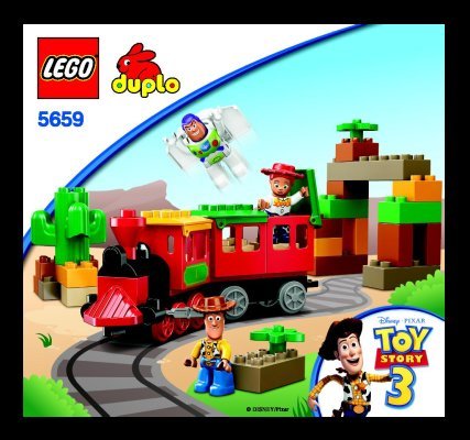 Building Instructions - LEGO - 5659 - The Great Train Chase: Page 1