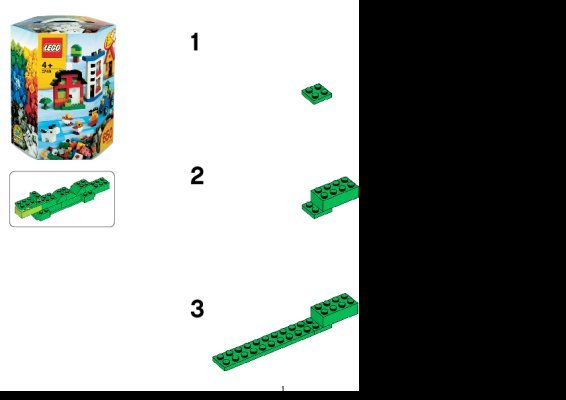 Building Instructions - LEGO - 5749 - LEGO® Creative Building Kit: Page 1