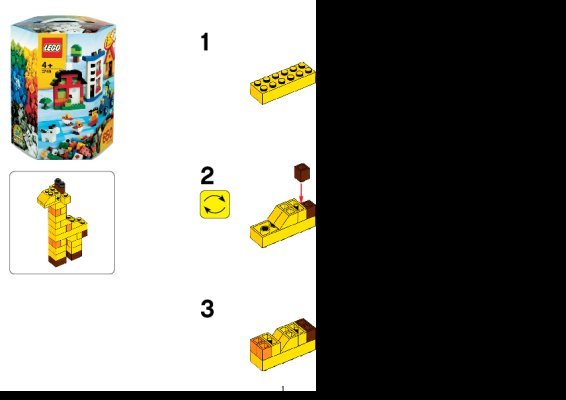 Building Instructions - LEGO - 5749 - LEGO® Creative Building Kit: Page 1