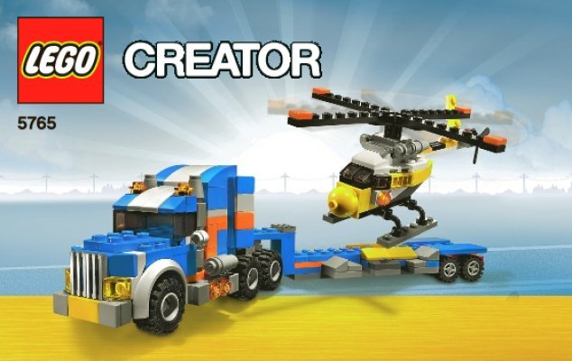 Building Instructions - LEGO - 5765 - Transport Truck: Page 1