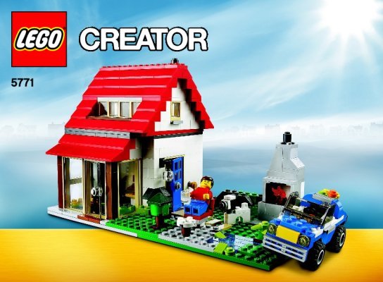 Building Instructions - LEGO - 5771 - Hillside House: Page 1