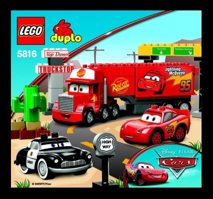 Building Instructions - LEGO - 5816 - Mack's Road Trip: Page 1