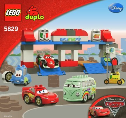 Building Instructions - LEGO - 5829 - The Pit Stop: Page 1