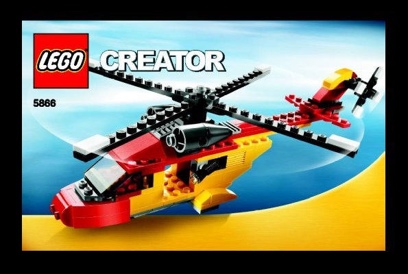 Building Instructions - LEGO - 5866 - Rotor Rescue: Page 1