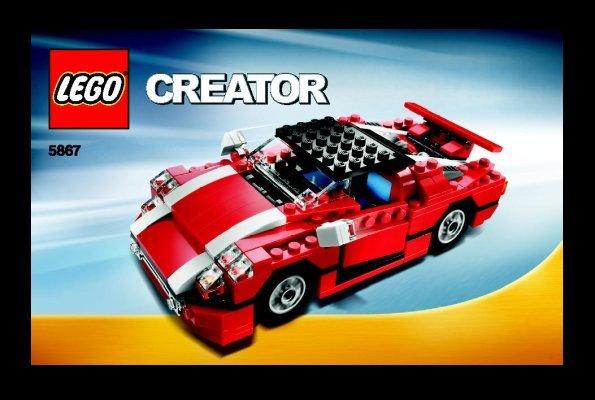 Building Instructions - LEGO - 5867 - Super Speedster: Page 1