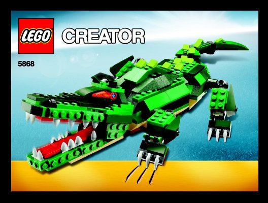 Building Instructions - LEGO - 5868 - Ferocious Creatures: Page 1