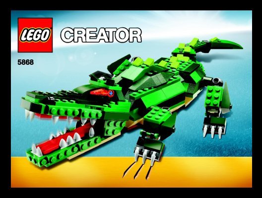 Building Instructions - LEGO - 5868 - Ferocious Creatures: Page 1