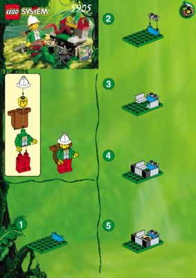 Building Instructions - LEGO - 5905 - HIDDEN TREASURE: Page 1