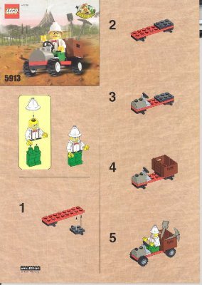 Building Instructions - LEGO - 5913 - DR. KILROY'S CAR: Page 1