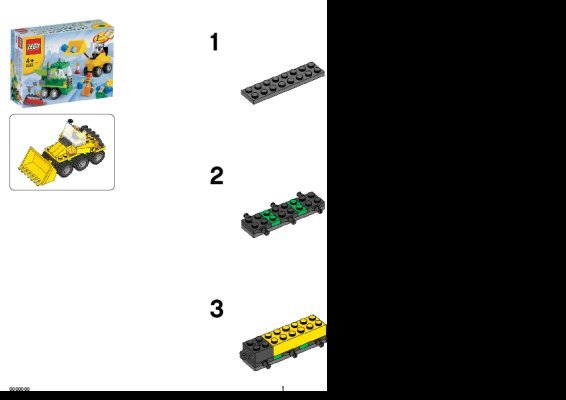 Building Instructions - LEGO - 5930 - LEGO® Road Construction Building Set: Page 1