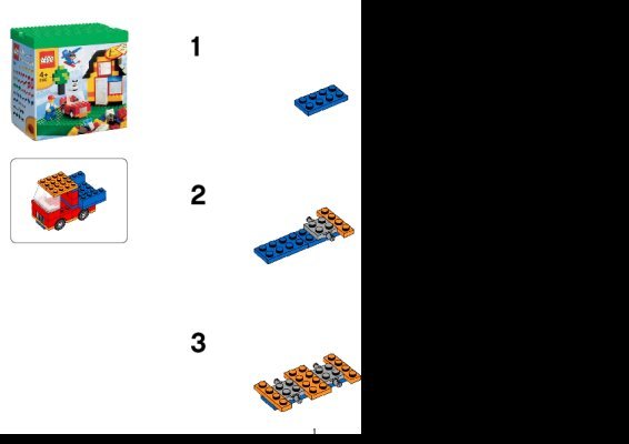 Building Instructions - LEGO - 5932 - My First LEGO® Set: Page 1