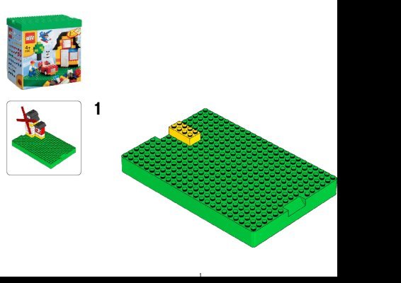 Building Instructions - LEGO - 5932 - My First LEGO® Set: Page 1