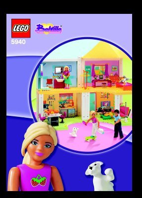 Building Instructions - LEGO - 5940 - Doll's House: Page 1