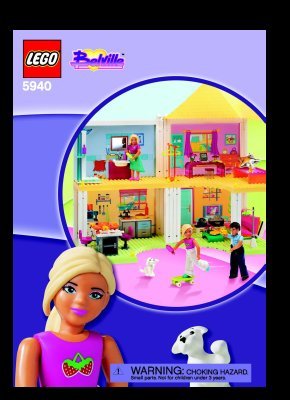 Building Instructions - LEGO - 5940 - Doll's House: Page 1