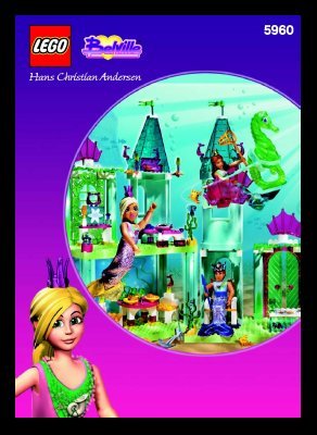 Building Instructions - LEGO - 5960 - The Mermaid Castle: Page 1