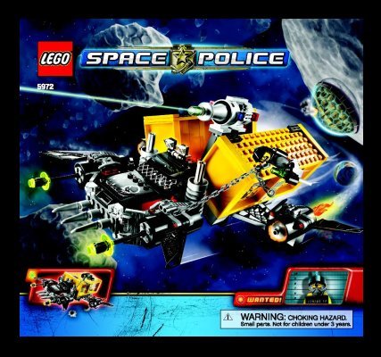 Building Instructions - LEGO - 5972 - Space Truck Getaway: Page 1