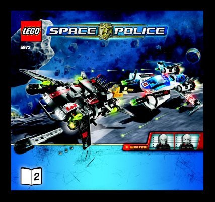 Building Instructions - LEGO - 5973 - Hyperspeed Pursuit: Page 1