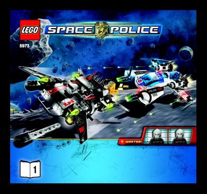 Building Instructions - LEGO - 5973 - Hyperspeed Pursuit: Page 1