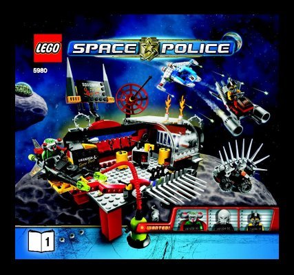 Building Instructions - LEGO - 5980 - Squidman's Pitstop: Page 1