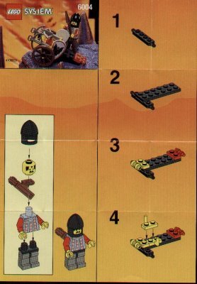 Building Instructions - LEGO - 6004 - CROSSBOW CART (BOX): Page 1