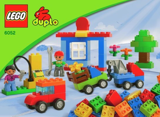 Building Instructions - LEGO - 6052 - My First LEGO® DUPLO® Vehicle Set: Page 1