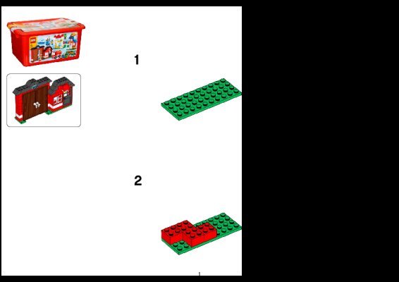 Building Instructions - LEGO - 6053 - My First LEGO® town: Page 1