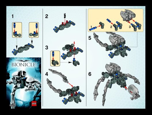 Building Instructions - LEGO - 6127 - Bad Guy 2008: Page 1