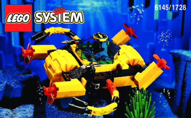 Building Instructions - LEGO - 6145 - AQUA AMPHIBIAN CRAFT: Page 1