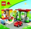 Building Instructions - LEGO - 6171 - My First Gas Station: Page 1