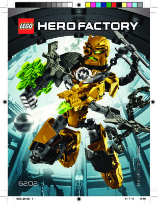 Building Instructions - LEGO - Hero Factory - 6202 - ROCKA: Page 1