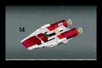 Building Instructions - LEGO - 6207 - A-wing fighter™: Page 18