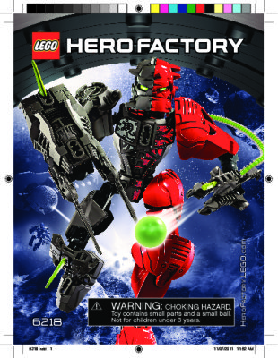 Building Instructions - LEGO - 6218 - SPLITFACE: Page 1